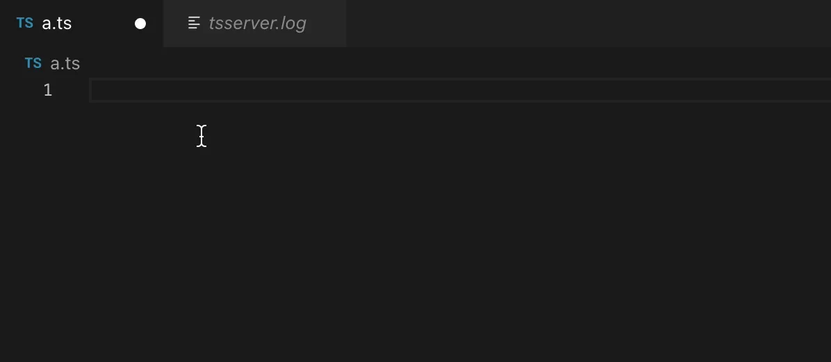 Animation showing a module import being completed using autoimport to fill in the text