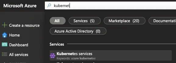 Azure-search-k8s