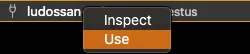 Select the context we are going to operate