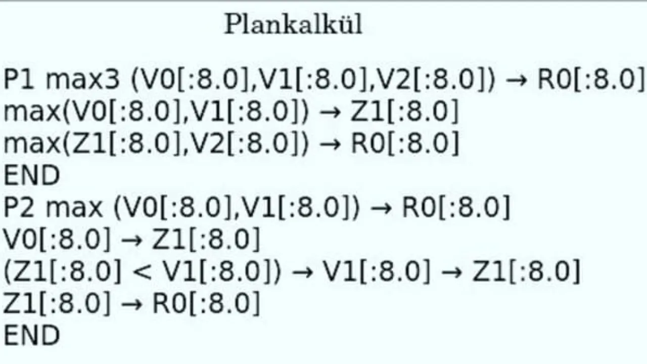 Primer lenguaje de programación: Plankalkül - Blog de Linube